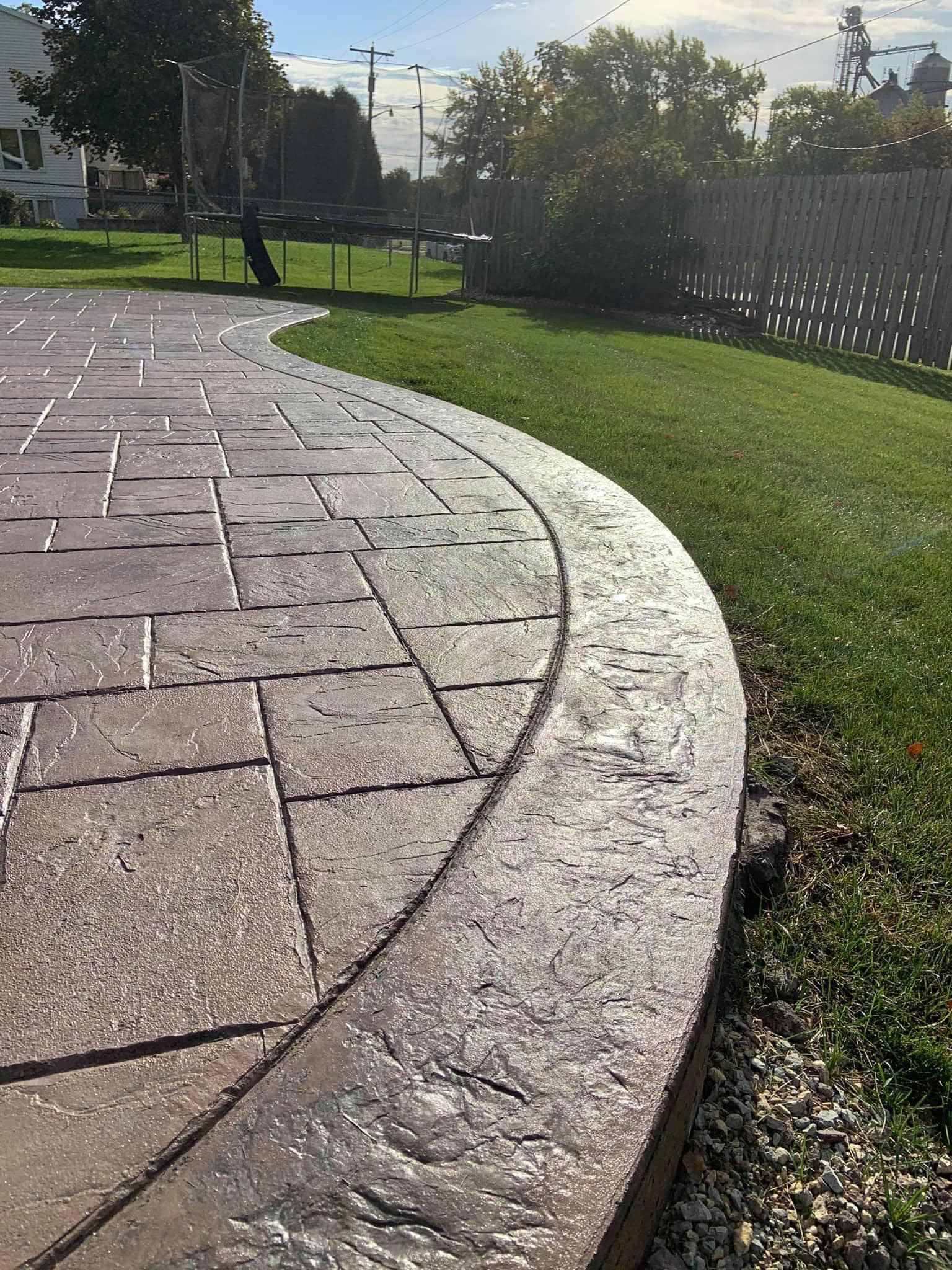 Stamped Concrete Patio in Owatonna, MN