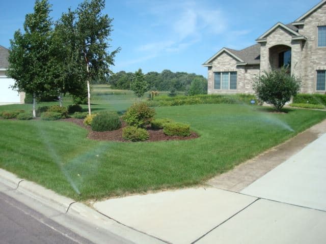 Sprinkler System in Action in Owatonna, MN