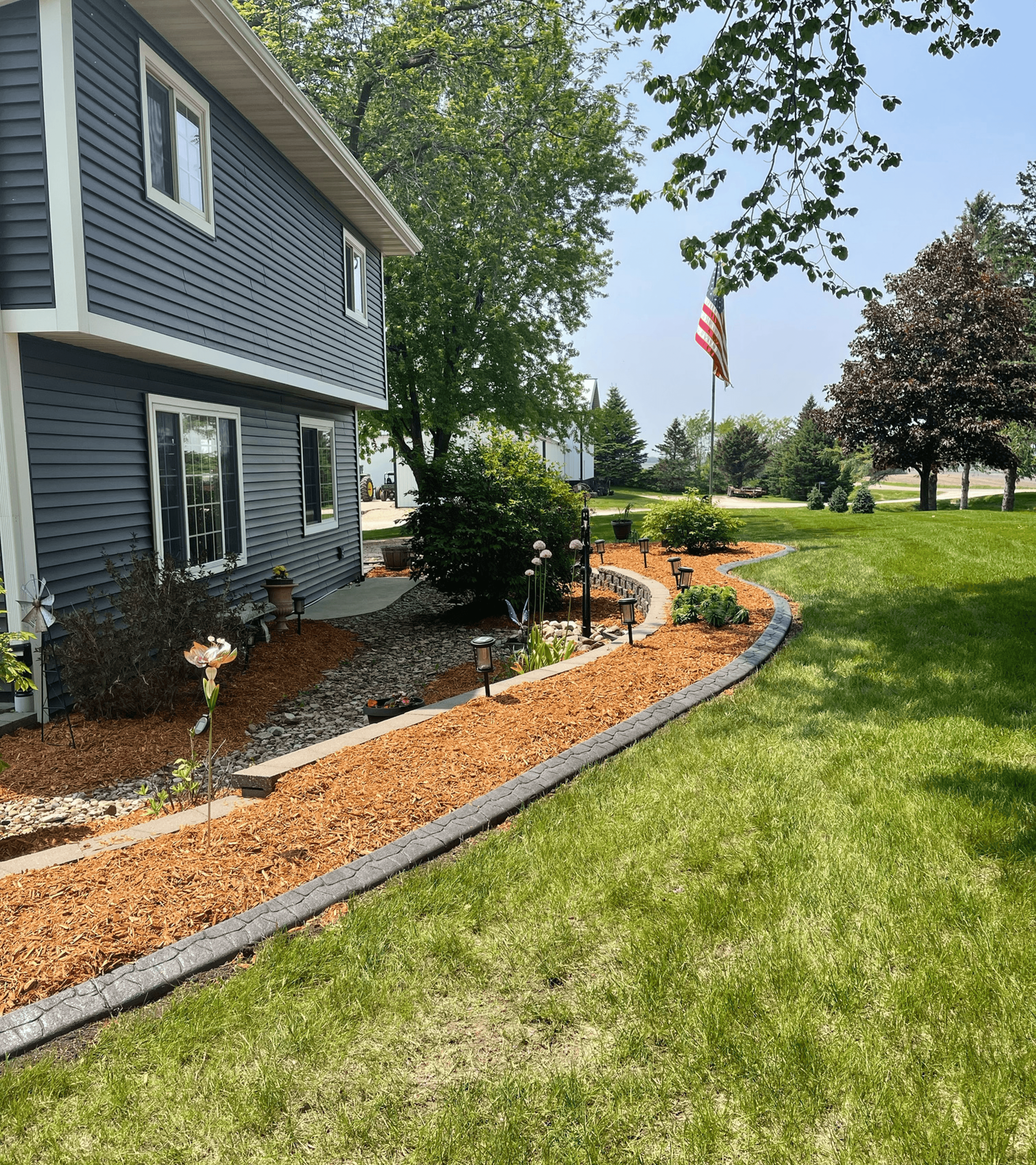 Commercial Mulch Installation in Owatonna, MN